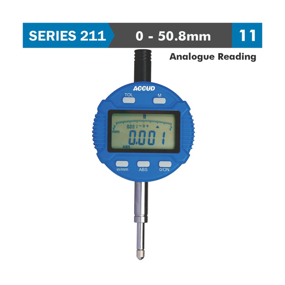 Accud Digital Indicator Lug Back 50.8mm / 2in - image 01