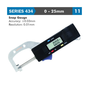 Accud Digital Snap Gauge 0-25mm 0.01mm Resolution - image 01