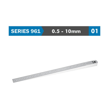 Accud Taper Gauge 0.5-10mm 0.05mm Graduation 0.05mm Accuracy Stainless Steel - image 01