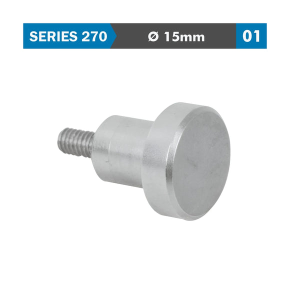 Accud Flat Steel Contact Point 15mm Od 10mm For Ind - image 01