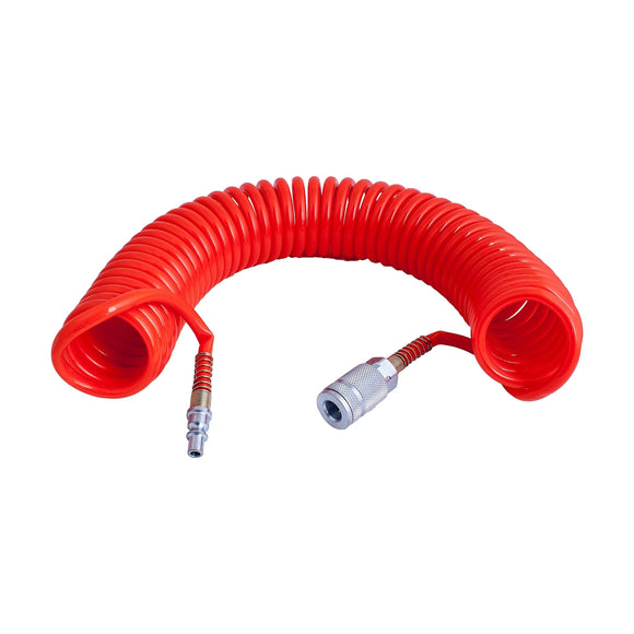 AirCraft Sprial Hose 7.5Mx8mm W/ARO Quick Coupler - image 01