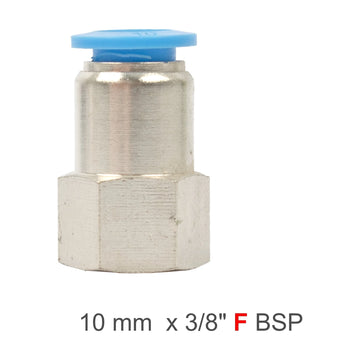 AirCraft PU Hose Fitting Straight Stud 10mm-3/8 F - image 01