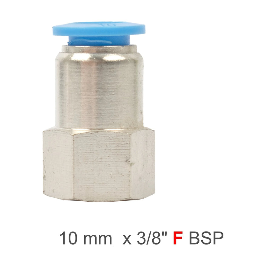 AirCraft PU Hose Fitting Straight Stud 10mm-3/8 F - image 01