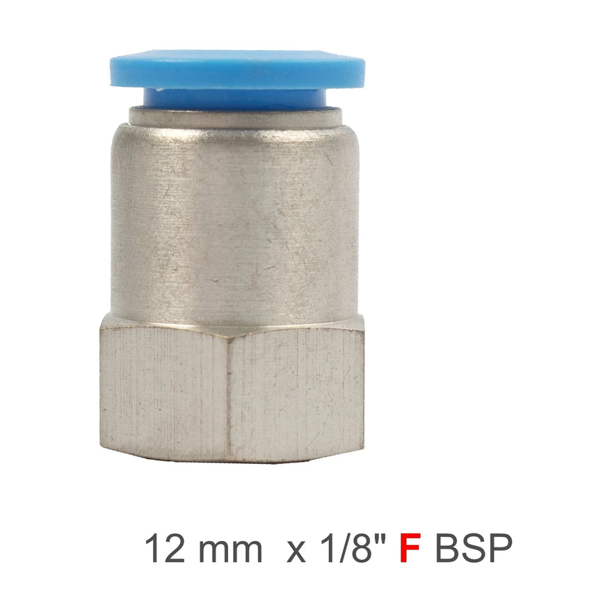 AirCraft PU Hose Fitting Straight Stud 12mm-1/8 F - image 01