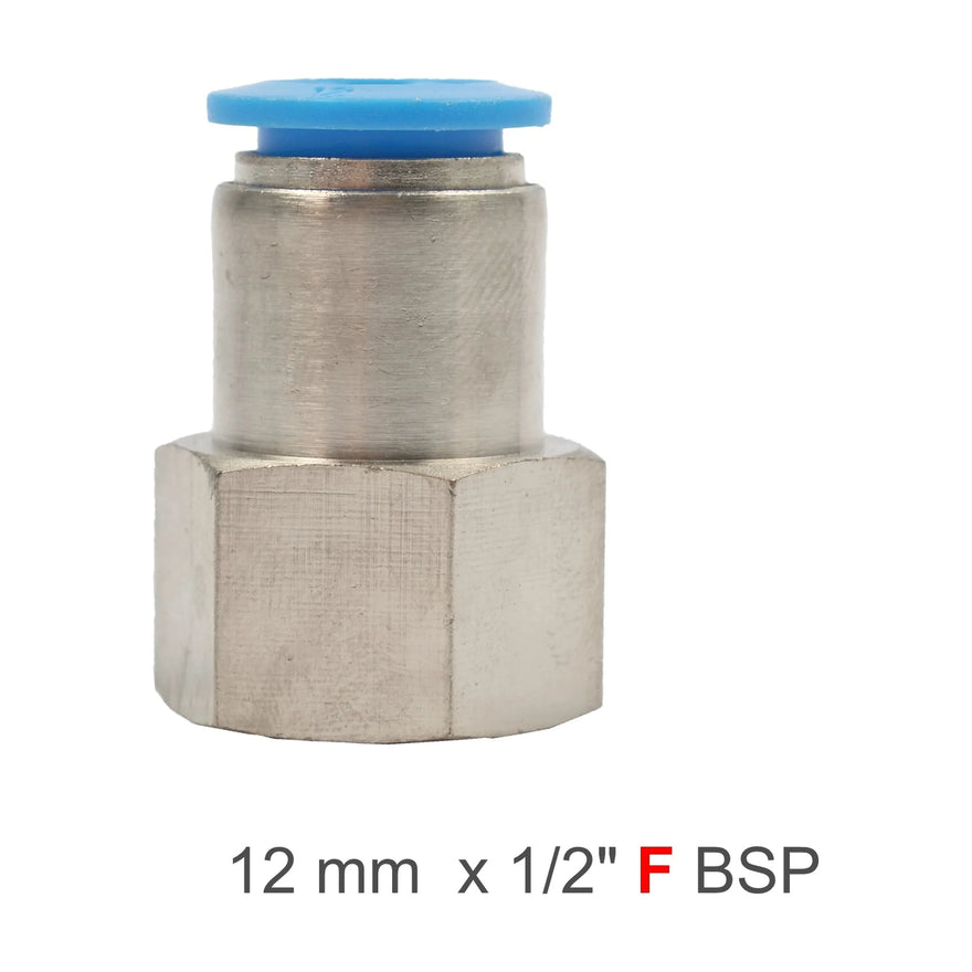 AirCraft PU Hose Fitting Straight Stud 12mm-1/2 F - image 01