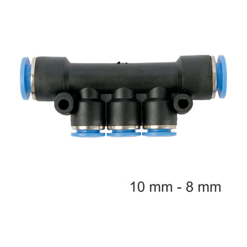 AirCraft PU Hose Fitting Manifold 10mm-8mm - image 01