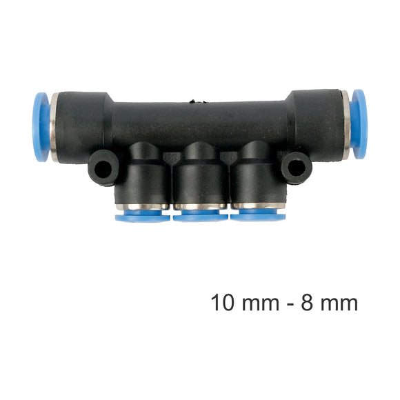 AirCraft PU Hose Fitting Manifold 10mm-8mm - image 01