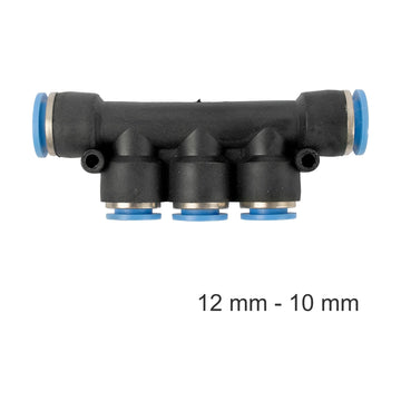 AirCraft PU Hose Fitting Manifold 12mm-10mm - image 01