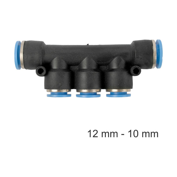 AirCraft PU Hose Fitting Manifold 12mm-10mm - image 01