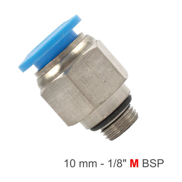 AirCraft PU Fitting Straight Stud With O-Ring 10mm-1/8' M - image 01