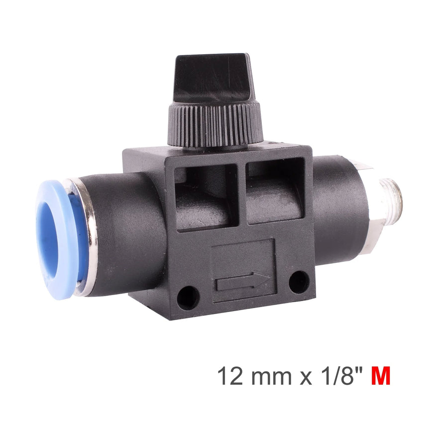 AirCraft PU Hose Fitting Valve 12mmX 1/8'M - image 01