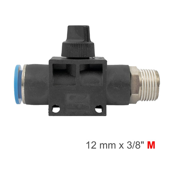 AirCraft PU Hose Fitting Valve 12mmX 3/8'M - image 01