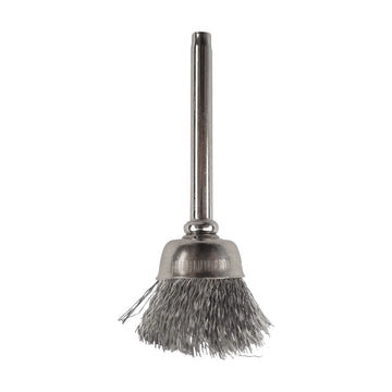 Tork Craft Mini Carbon Steel Brush 12.7mm Cup 3.2mm Shank - image 01
