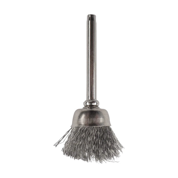 Tork Craft Mini Carbon Steel Brush 12.7mm Cup 3.2mm Shank - image 01