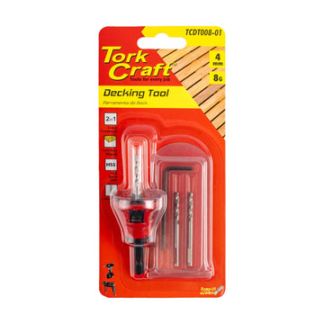 Tork Craft Decking Tool 8g Std Head Pre-drill & Countersink - image 01