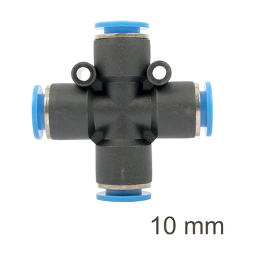 AirCraft PU Hose Fitting 4 Way Connector 10mm - image 01