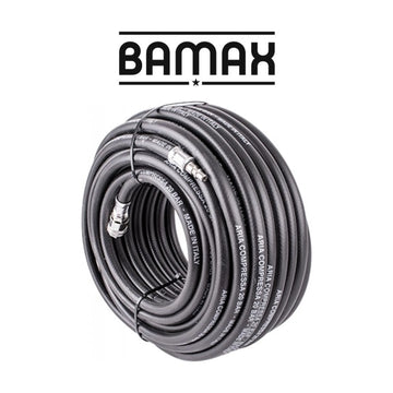 Bamax Rubber Air Hose 8mmx30M with Quick Coupler - image 01