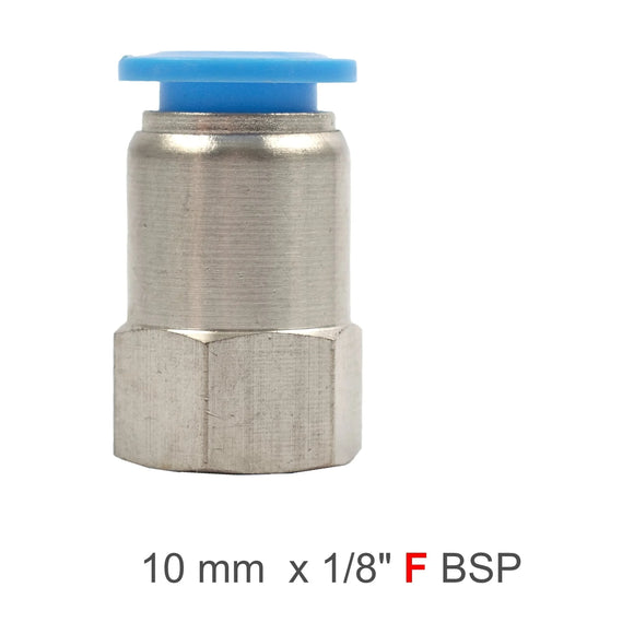 AirCraft PU Hose Fitting Straight Stud 10mm-1/8 F - image 01