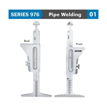 Accud Pipe Welding Gauge 7 x Measuring Appl. 35,45,60,30,1.6,2.4mm, 37.5° - image 01