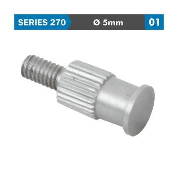 Accud Flat Steel Contact Point 5mm Od 8mm Leng - image 01