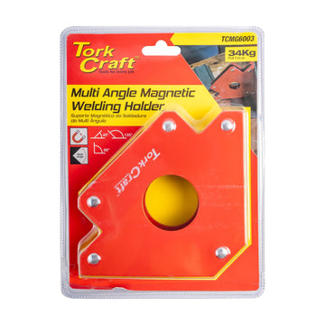 Tork Craft Magnetic Welding Holder 34kg P/force 45-90-135 Deg. Multi Angle - image 01