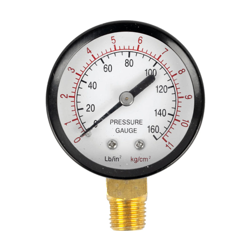AirCraft Air Gauge 160Psi/11Bar 1/4'M for SG Ppx1 10L Paint Pot - image 01