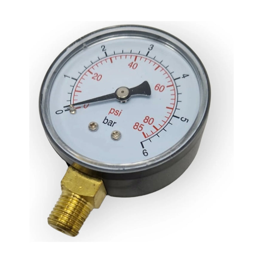 AirCraft Air Gauge 85Psi/6Bar 1/4M Bot. Fit for SG PP Paint Pots - image 01