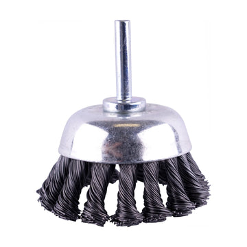 Tork Craft Wire Cup Brush Twisted Plain 65mm X 6mm Shaft Blister - image 01