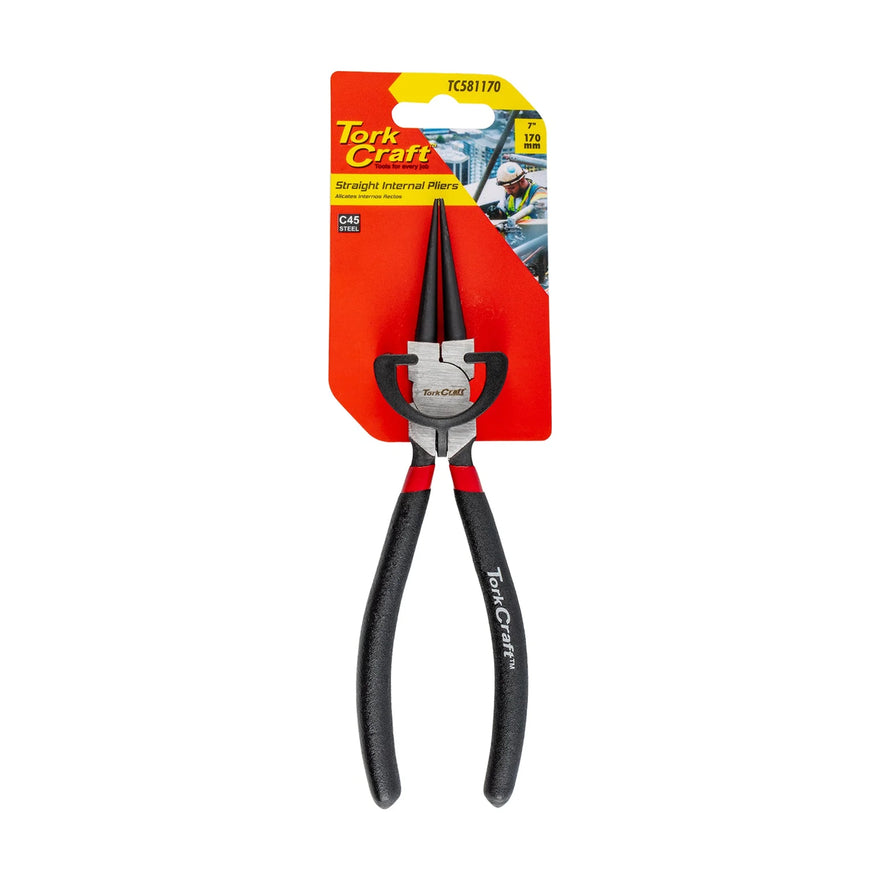 Tork Craft Plier Circlip Straight Internal 170mm - image 01