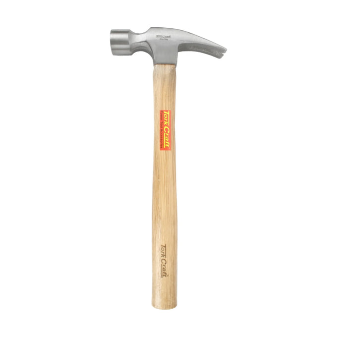 Tork Craft Hammer Claw 700g (24oz) Wooden Handle 280mm & Full POL Head - image 01