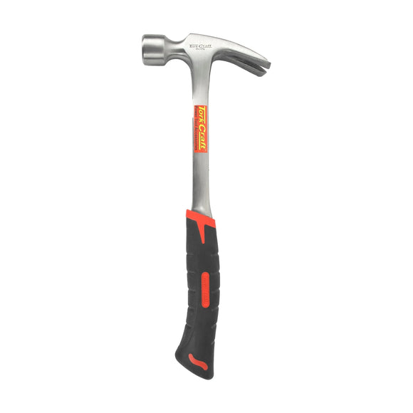 Tork Craft Hammer Claw 570g (20oz) All Steel With Ergonomic Grip & Full POL Head - image 01