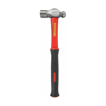 Tork Craft Hammer Ball Pein 450g (16oz) Fibreglass Handle 310mm & Full POL Head - image 01