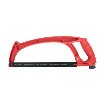 Tork Craft Aluminum Alloy Hacksaw Frame 300mm + Flexible Double Edge Blade - image 01