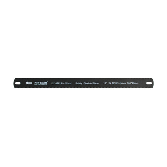 Tork Craft Hacksaw Blade Flexible Double Edge 300mm X 25mm Carbon Steel TChs001 - image 01