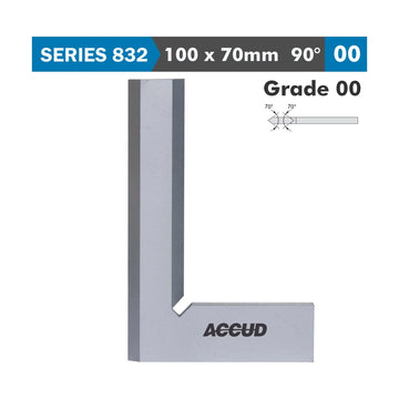 Accud Beveled Edge Square 90° Grade 00 100 x 70mm - image 01