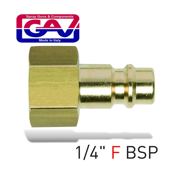 GAV Brass Connector 1/4'F German - image 01