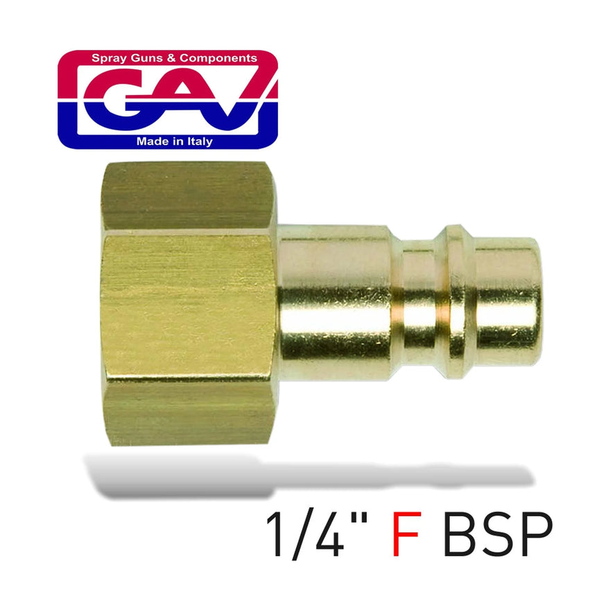 GAV Brass Connector 1/4'F German - image 01