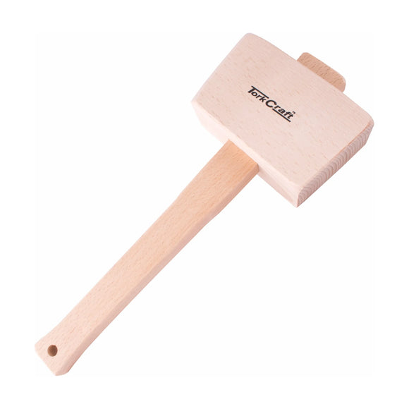 Tork Craft Wooden Mallet 300mm X 110mm 290-300g Eng. Beech Wood Tork Craft - image 01