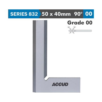 Accud Beveled Edge Square 90° Grade 00 50 x 40mm - image 01