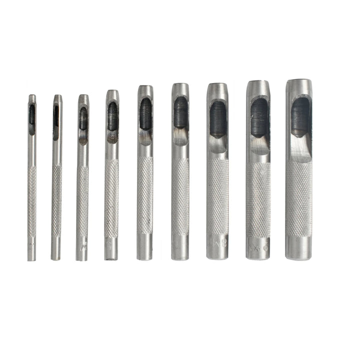 Tork Craft Hollow Punch Set 9pc 2.5-10mm Carbide Steel - image 01