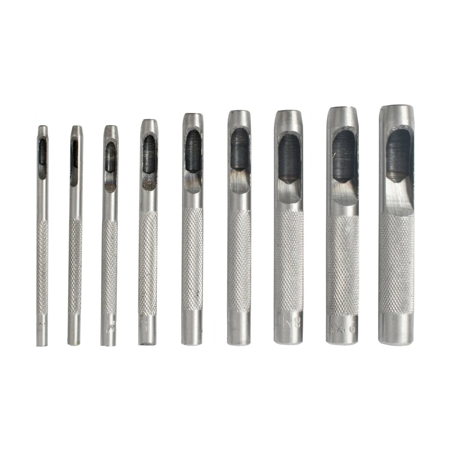 Tork Craft Hollow Punch Set 9pc 2.5-10mm Carbide Steel - image 01