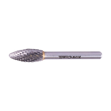 Tork Craft Rotary Burr Tungsten 10x25x6mm Round Point - image 01