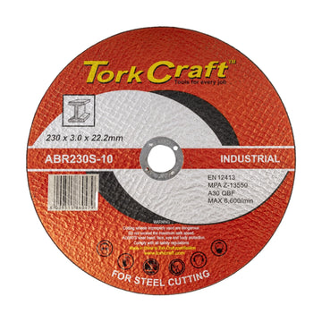 Tork Craft Cutting Disc Industrial Metal 230 X 3.0 X 22.2 Mm - image 01