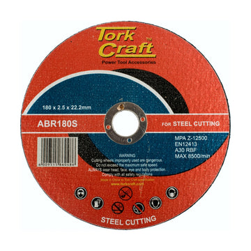 Tork Craft Cutting Disc Steel 180 X 2.5 X 22.22 - image 01
