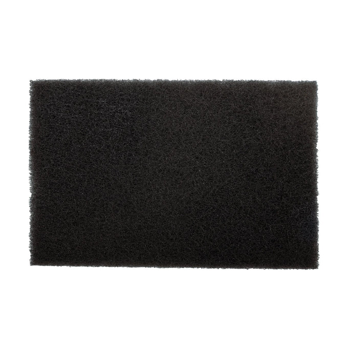 Tork Craft Pad Non Woven Industrial Strength 150 X 230mm Medium Black 5pc - image 01