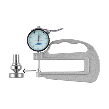 Accud Thickness Gauge 10mm 0.02mm Accuracy Large Depth Steel Anvil 0.01mm Graduation - image 01