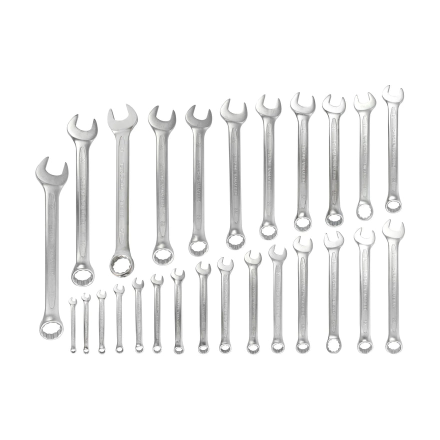 Tork Craft 26pcs Combination Spanner Set 6-32mm Deep Offset Jumbo Rack - image 01