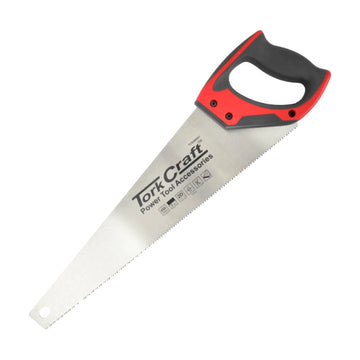 Tork Craft Hand Saw 450mm 7TPI 0.9mm Temp. Blade Abs Handle - image 01