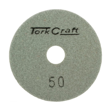 Tork Craft 100mm Diamond Polishing Pad 50 Grit Dry Use - image 01