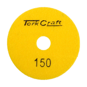 Tork Craft 100mm Diamond Polishing Pad 150 Grit Dry Use - image 01